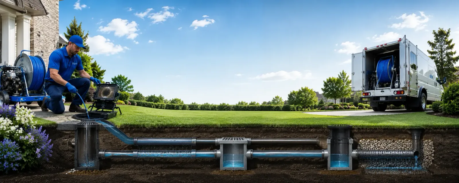 Outdoor drain cleaning information for Coin, IA