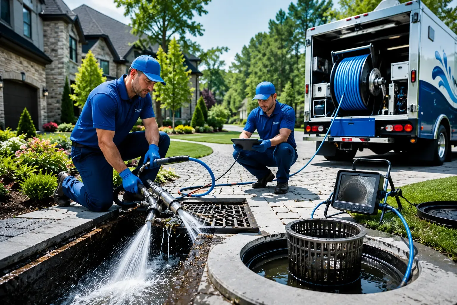 Local outdoor drain cleaning professionals in Coin, IA